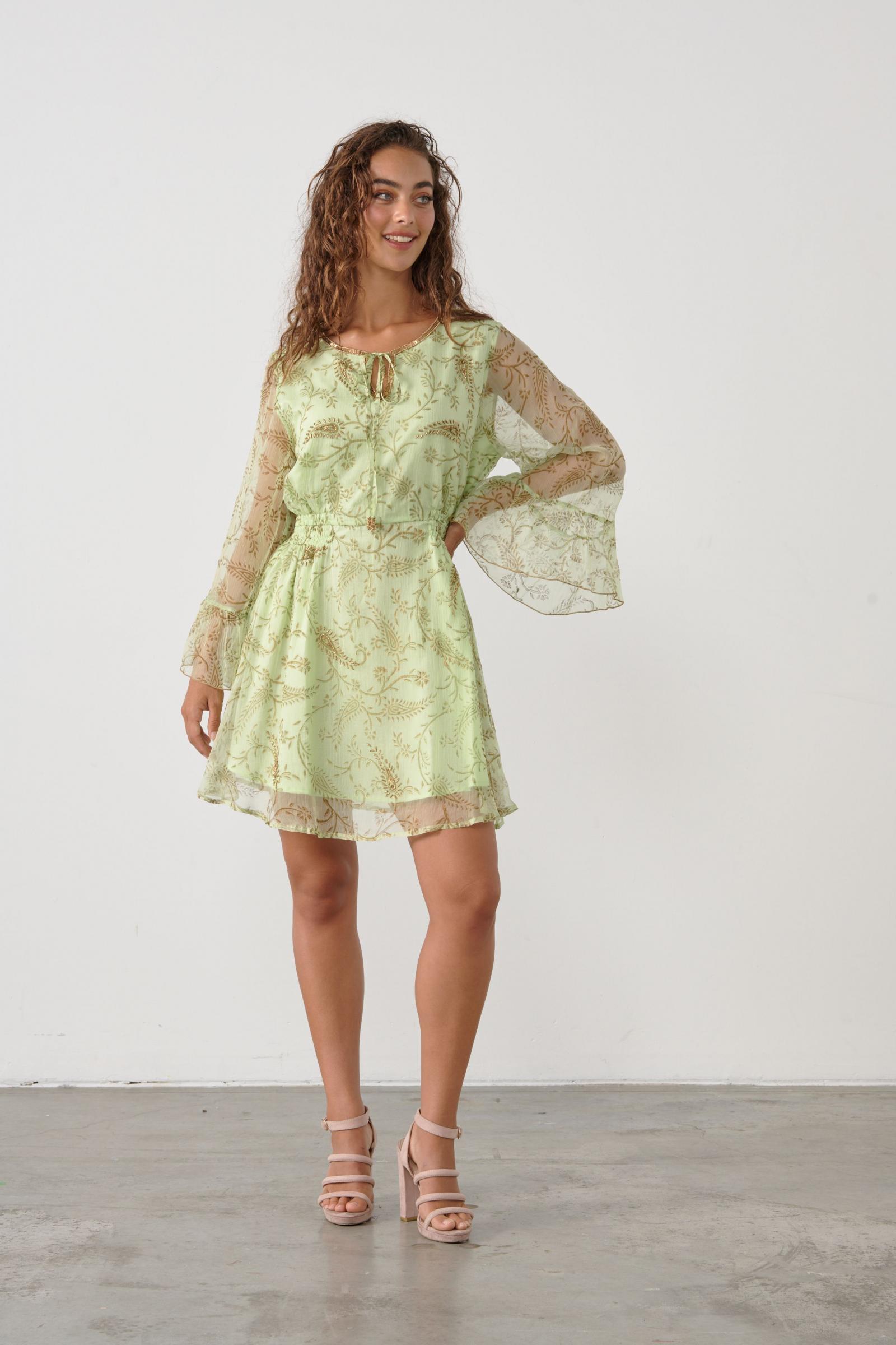 Green Knee Dress